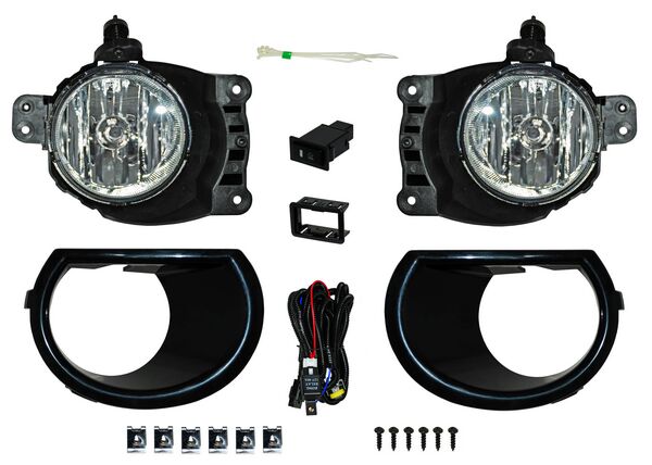 FARO DE NIEBLA CHEVROLET S10 17 C / PARRILLA NEGRA JGO 352 TYG