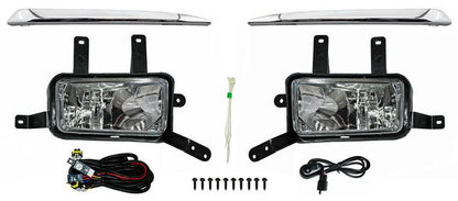 FARO DE NIEBLA CHEVROLET SUBURBAN / TAHOE 2015-2017 CON MOLDURA CROMADA JGO 352 TYG