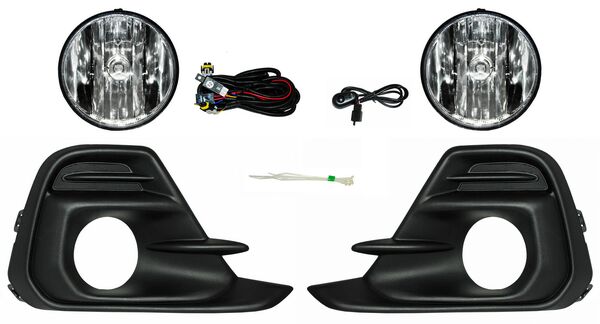 FARO DE NIEBLA CHEVROLET SPARK 2016-2018 LÍNEA NUEVA C / PARRILLA S / FILO CROM JGO 352 680.04 TYG