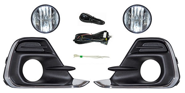 FARO DE NIEBLA CHEVROLET SPARK 2016-2018 LÍNEA NUEVA C / PARRILLA C / FILO CROM JGO 352 780.04 TYG
