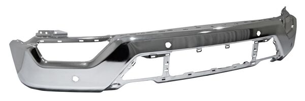 DEFENSA DELANTERA CROMADA CON 4 HOYOS PARA SENSOR FORD PICKUP 2021-2023 TYG