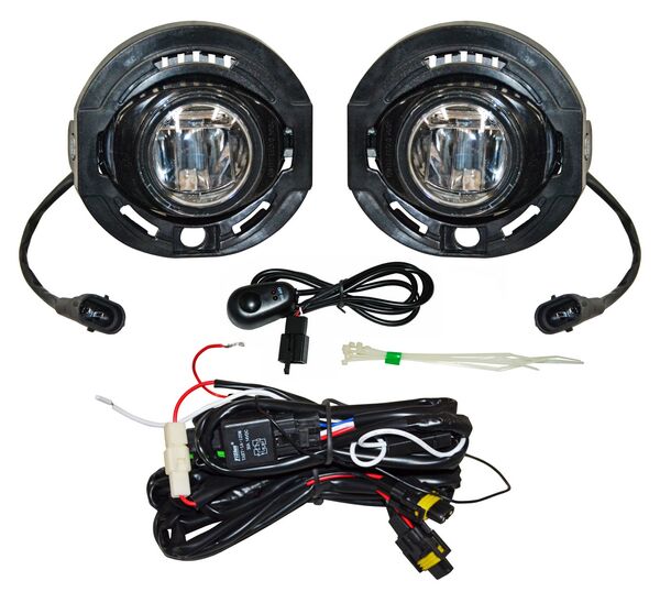 FARO DE NIEBLA DODGE CHRYSLER 300C 2011-2014 / GRAND CHEROKEE 2014-2016 / DURANGO 2014-2016 / TOWN & COUNTRY 2011-2016 / CHALLENGER 2015-2016 / AVENGER 2011-2014 / 200 2011-2014 C / BASE LED 352 JGO TYG