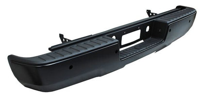 DEFENSA TRASERA PARA PINTAR COMPLETA SIN ESCALON PARA SENSOR CHEVROLET PICKUP 2014-2018 TYG