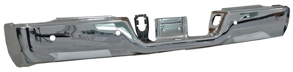 DEFENSA TRASERA CROMADA SIN HULES CON HOYO PARA SENSOR DODGE PICKUP 2009-2019 TYG