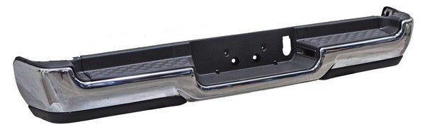 DEFENSA TRASERA CROMADA COMPLETA SIN HOYO PARA SENSOR DODGE PICKUP 2019-2024 TYG