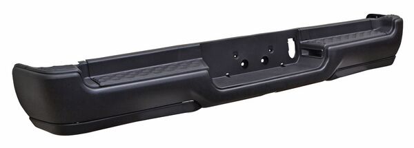 DEFENSA TRASERA NEGRA COMPLETA SIN HOYO PARA SENSOR DODGE PICKUP 2019-2023 TYG