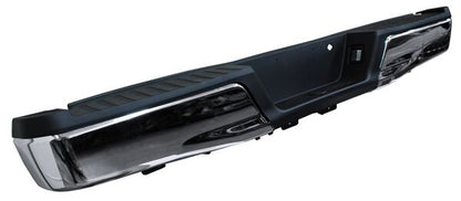 DEFENSA TRASERA CROMADA COMPLETA SIN HOYO PARA SENSOR FORD PICKUP 2015-2020 / F-150 2015-2020 TYG