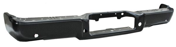 DEFENSA TRASERA NEGRA CON HOYO PARA SENSOR 2 FORD SUPER DUTY 2004-2008 TYG