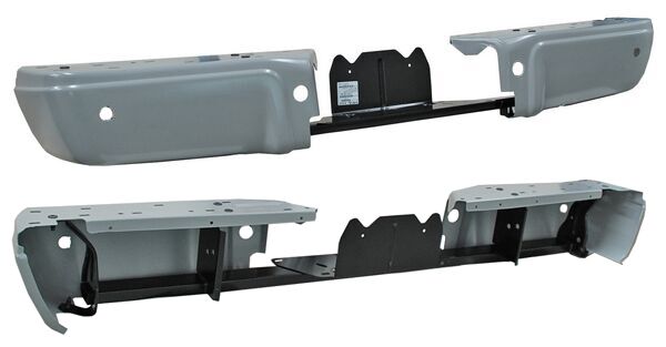 DEFENSA TRASERA GRIS CON REFUERZO SIN HULE CON HOYO PARA SENSOR FORD SUPER DUTY 2008-2016 TYG