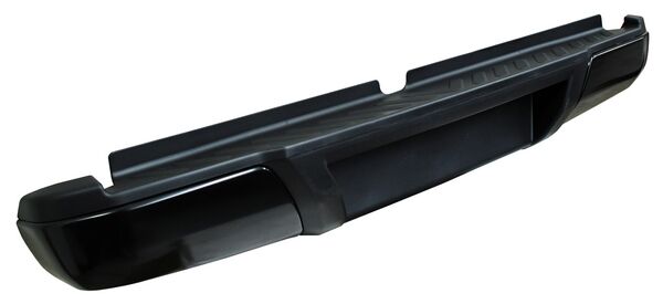 DEFENSA TRASERA NEGRA ESCALON CON BRAZOS NISSAN PICKUP NP300 2016-2020 TYG