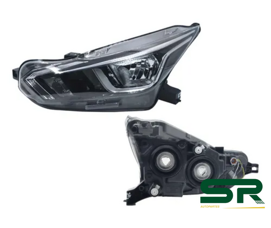 FARO IZQ FONDO NEGRO NISSAN VERSA 20-24 DIFORZA