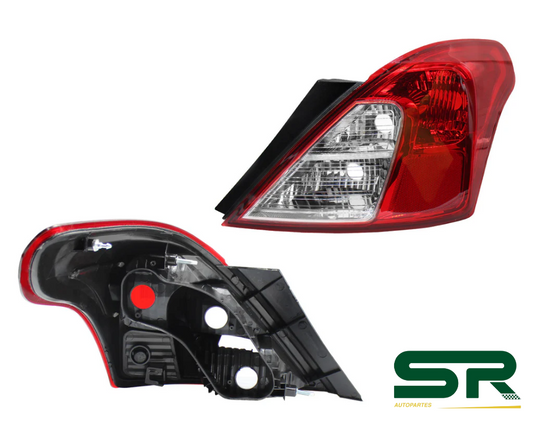 CALAVERA DER S/ARNES C/BASE (V-DRIVE 20-24) (ROJO/BLANCO) NISSAN VERSA 12-19 DIFORZA