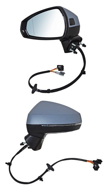 ESPEJO IZQUIERDO ELÉCTRICO PARA PINTAR CON DIRECCIONAL CON DESEMPAÑANTE CON SENSOR PUNTO CIEGO CCCC3 AUDI A3 2015-2020 TYG