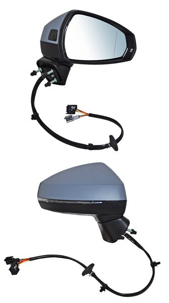 ESPEJO DERECHO ELÉCTRICO PARA PINTAR CON DIRECCIONAL CON DESEMPAÑANTE CON SENSOR PUNTO CIEGO AUTOABATIBLE CCC3 AUDI A3 2015-2020 TYG