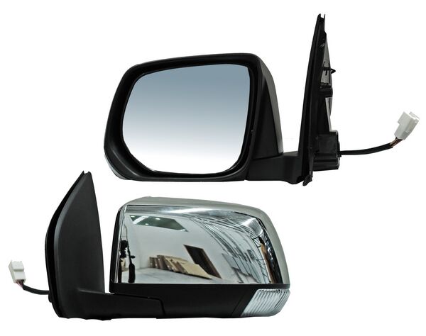 ESPEJO IZQUIERDO ELÉCTRICO 6 PINES CON DIRECCIONAL CROMADO CHEVROLET COLORADO 6 2013-2015 TYG