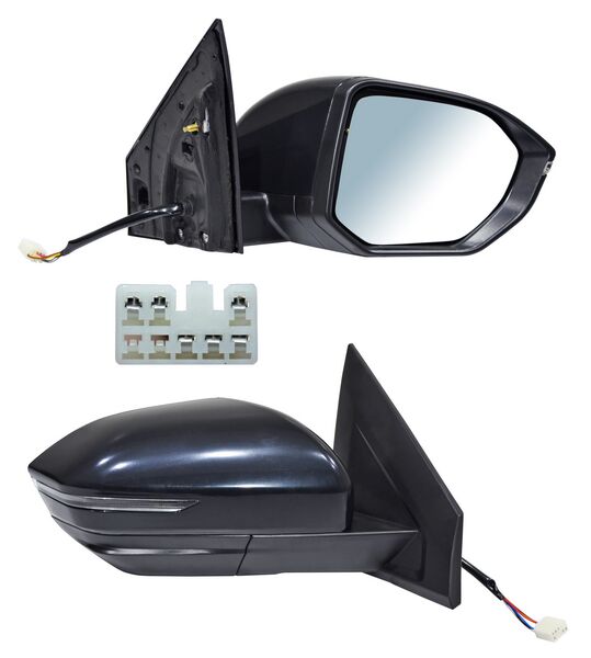 ESPEJO DERECHO ELÉCTRICO PARA PINTAR CON DIRECCIONAL CON DESEMPAÑANTE 6 PINES CHEVROLET CAPTIVA 2022-2025 TYG