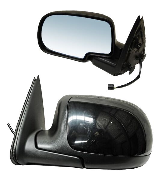 ESPEJO IZQUIERDO PICKUP ELÉCTRICO NEGRO LISO LS/ LT 3 PINES CHEVROLET CHEV 1999-2006 TYG