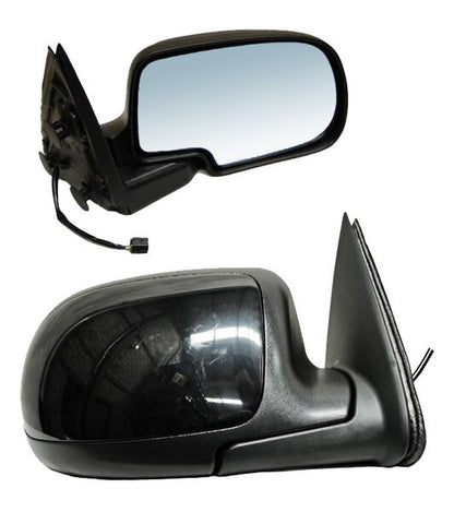 ESPEJO DERECHO PICKUP ELÉCTRICO NEGRO LISO LS/ LT 3 PINES CHEVROLET CHEV 1999-2006 TYG