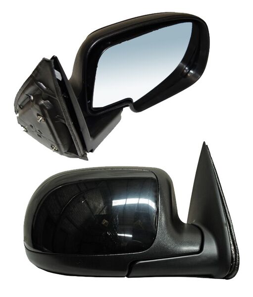 ESPEJO DERECHO PICKUP SIN CONT NEGRO LISO CHEVROLET CHEV 1999-2006 TYG