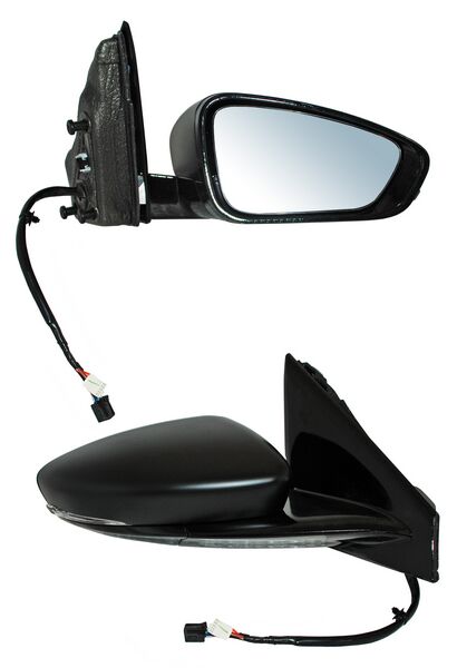 ESPEJO DERECHO ELÉCTRICO PARA PINTAR CON DESEMPAÑANTE CON MEM CON DIRECCIONAL MTP 11 PINES CCCC3 DODGE / CHRYSLER CHRYSLER 200 2015-2018 TYG
