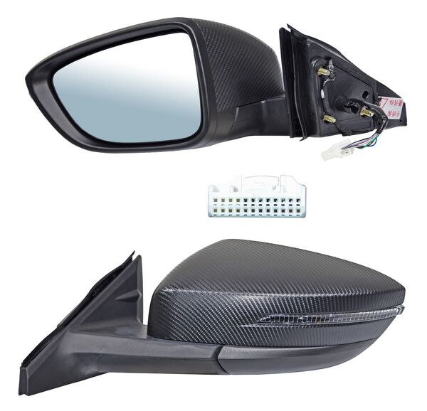 ESPEJO IZQUIERDO DODGE / CHRYSLER ATTITUDE 25 ELECT C/DESEMP C/DIRECC AUTOABATIBLE 8 PINES 288 TYG
