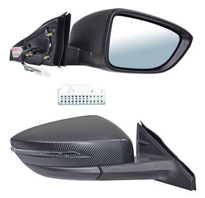 ESPEJO DERECHO DODGE / CHRYSLER ATTITUDE 25 ELECT C/DESEMP C/DIRECC AUTOABATIBLE 8 PINES 288 TYG