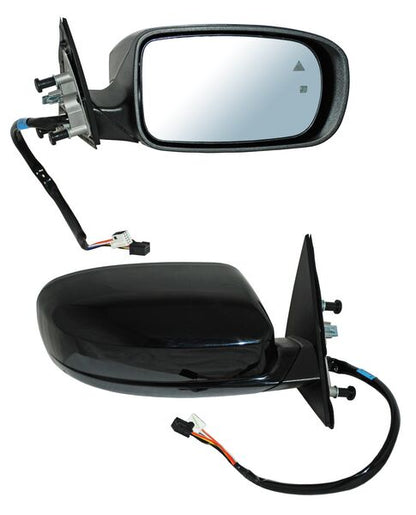 ESPEJO DERECHO ELÉCTRICO CON DESEMPAÑANTE CON SENS PUNTO CIEGO PARA PINTAR 8 PINES CCC3 DODGE / CHRYSLER DODGE CHARGER 2011-2019 TYG