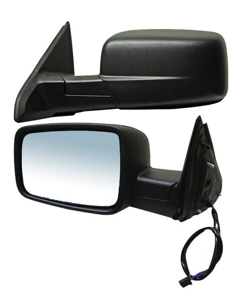 ESPEJO IZQUIERDO PICKUP ELÉCTRICO CON DESEMPAÑANTE NEGRO 5 PINES DODGE / CHRYSLER DODGE / RAM 2011-2020 TYG