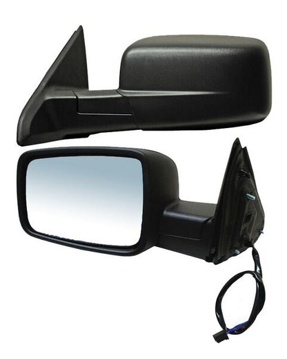 ESPEJO IZQUIERDO PICKUP ELÉCTRICO CON DESEMPAÑANTE NEGRO 5 PINES DODGE / CHRYSLER DODGE / RAM 2011-2020 TYG
