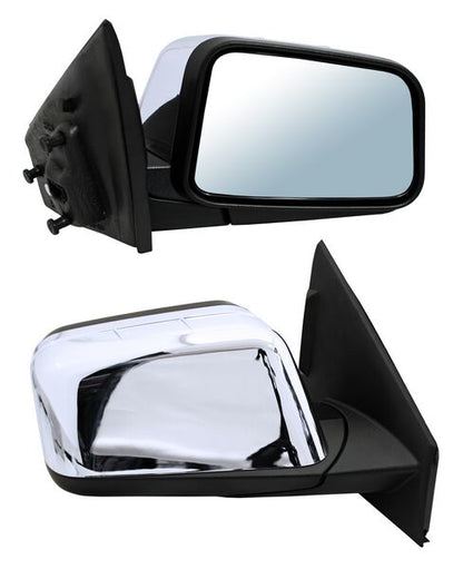 ESPEJO DERECHO ELÉCTRICO CON DESEMPAÑANTE CON MEM CON LUZ INFERIOR CROM PREMIUM/ SEL/ SE/ LIMITED/ BASE/ SPORT *****2 FN2.07 FORD EDGE 2007-2011 TYG