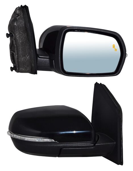 ESPEJO DERECHO ELÉCTRICO CON DESEMPAÑANTE CON DIRECCIONAL CON LUZ INFERIOR CON PUNTO CIEGO PARA PINTAR SE/ SEL PLUS/ TITANIUM 11 PINES DDD FORD EDGE 2015-2024 TYG