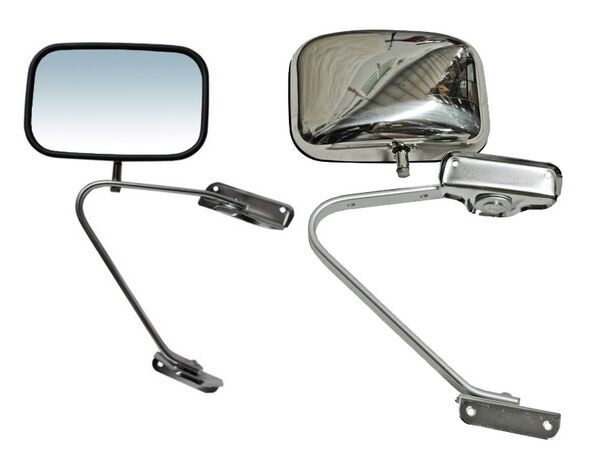 ESPEJO PICKUP SIN CONT A. INOX BASE/ XL/ XLT LH=RH FORD 1987-1991 TYG