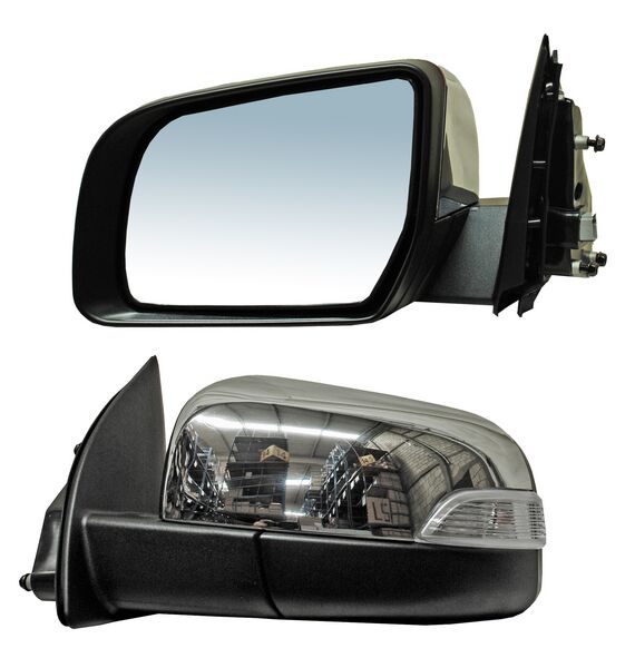 ESPEJO IZQUIERDO ELÉCTRICO CON DIRECCIONAL CROM 7 PINES .12 FORD RANGER 2013-2022 TYG