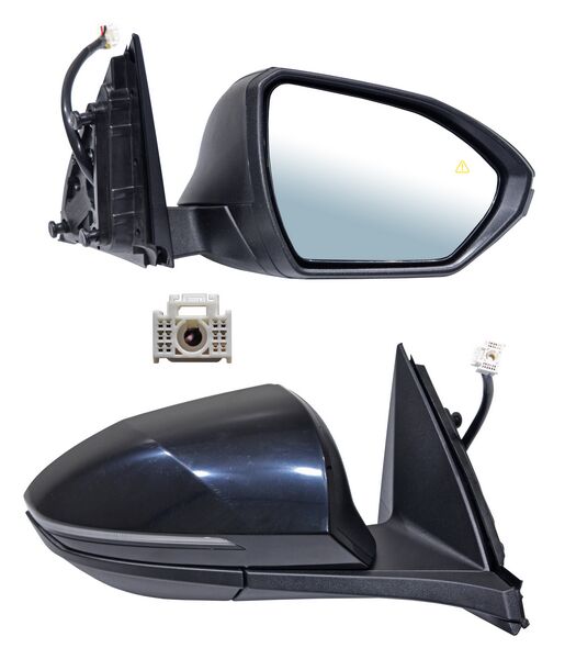 ESPEJO DERECHO ELÉCTRICO PARA PINTAR CON DIRECCIONAL CON SENSOR PUNTO CIEGO CON DESEMPAÑANTE 8 PINES HYUNDAI TUCSON 2022-2025 TYG
