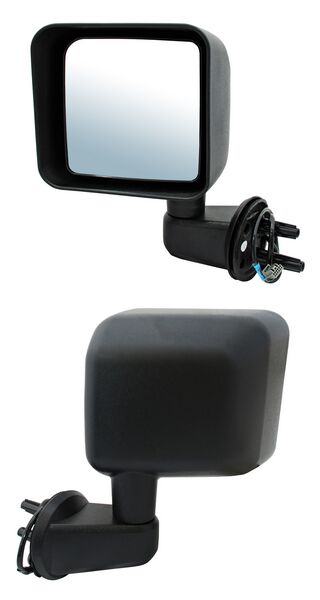 ESPEJO IZQUIERDO ELÉCTRICO POROSO CON DESEMPAÑANTE 5 PINES JEEP WRANGLER 2007-2018 TYG