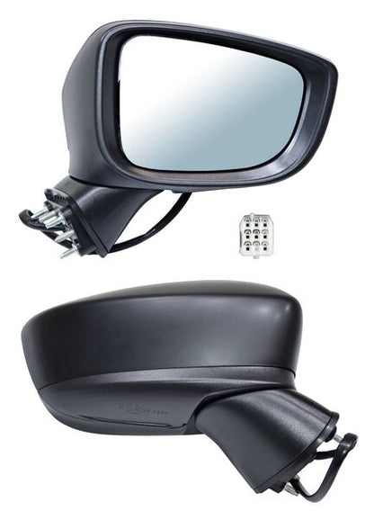 ESPEJO DERECHO YARIS R 16-20 ELÉCTRICO PARA PINTAR CON DIRECCIONAL CON DESEMPAÑANTE 6 PINES 1980.04 MAZDA 2 2016-2025 TYG