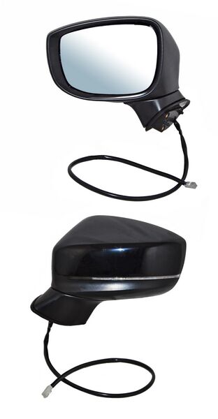 ESPEJO IZQUIERDO ELÉCTRICO P-PINT CON DIRECCIONAL CON SENS PUNTO CIEGO CON DESEMPAÑANTE 7 PINES MAZDA CX-5 2018-2025 TYG