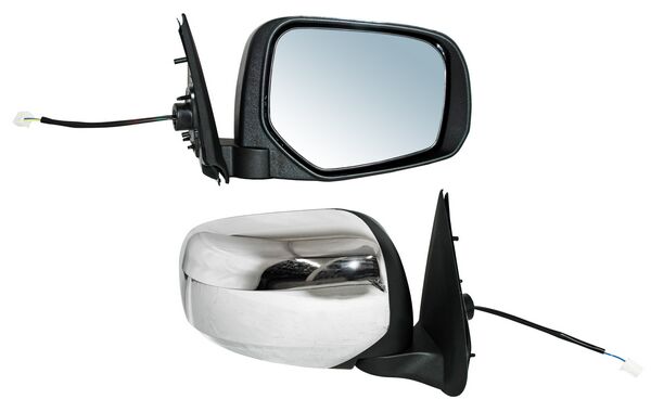 ESPEJO DERECHO PICKUP ELÉCTRICO CROM DMV 3 PINES 880.06 MITSUBISHI L200 2016-2019 TYG