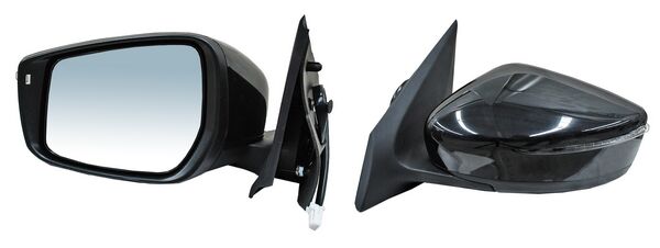 ESPEJO IZQUIERDO ELÉCTRICO 5 PINES CON DIRECCIONAL PARA PINTAR NISSAN VERSA 2015-2019 / NISSAN V-DRIVE 2020-2023 TYG