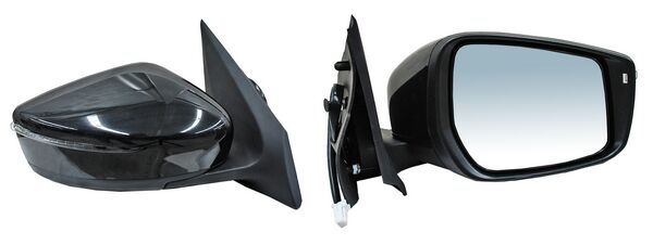 ESPEJO DERECHO ELÉCTRICO 5 PINES CON DIRECCIONAL PARA PINTAR NISSAN VERSA 2015-2019 / NISSAN V-DRIVE 2020-2023 TYG