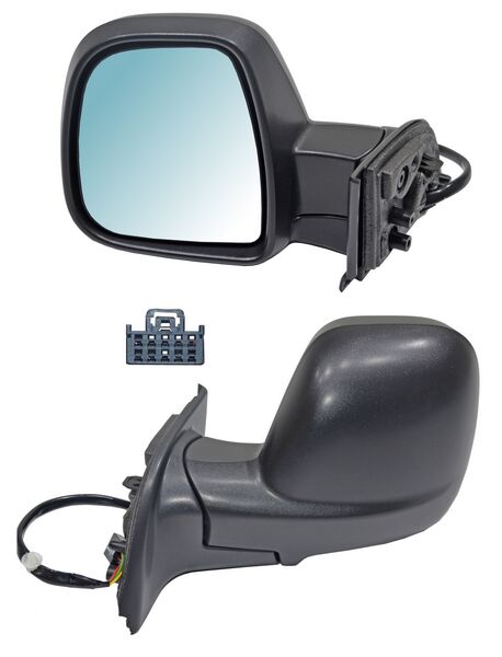 ESPEJO DERECHO RIFTER ELÉCTRICO POROSO CON DESEMPAÑANTE CON SENSOR TEMP 5 PINES PEUGEOT PARTNER 2020-2024 TYG