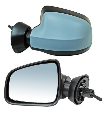ESPEJO IZQUIERDO DUSTER 13-16 CON CONT MANUAL PARA PINTAR RENAULT SANDERO / STEPWAY 2010-2015 TYG