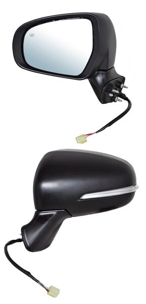 ESPEJO IZQUIERDO ELÉCTRICO PARA PINTAR CON DESEMPAÑANTE CON DIRECCIONAL 6 PINES SUZUKI SCROSS 2013-2020 TYG