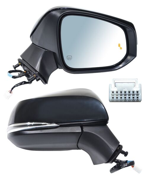 ESPEJO DERECHO ELÉCTRICO PARA PINTAR CON DIRECCIONAL CON SENSOR PUNTO CIEGO CON DESEMPAÑANTE 8 PINES 1980.06 TOYOTA COROLLA CROOS 2022-2026 TYG