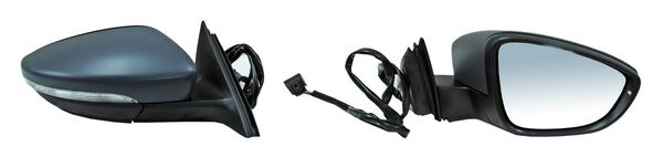 ESPEJO DERECHO ELÉCTRICO 6 PINES CON DIRECCIONAL CON DESEMPAÑANTE PARA PINTAR VOLKSWAGEN PASSAT 2012-2016 TYG