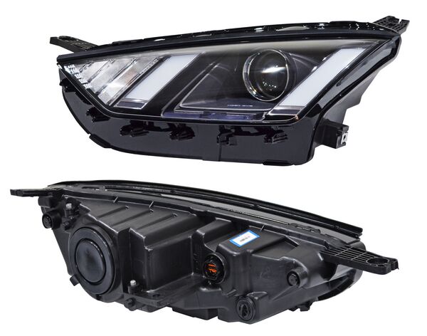 FARO IZQUIERDO CROMADO LED BYD LUPA ARO DOLPHIN MINI 2024-2026 TYC