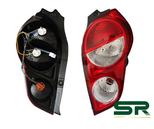 CALAVERA DER C/ARNES (ROJO/BLANCO/BLANCO) CHEVROLET SPARK 13-17 DIFORZA