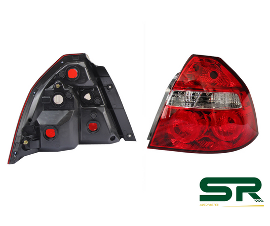 CALAVERA DER S/ARNES (PT G3 06-09) (ROJO/BLANCO) CHEVROLET AVEO 12-17 DIFORZA