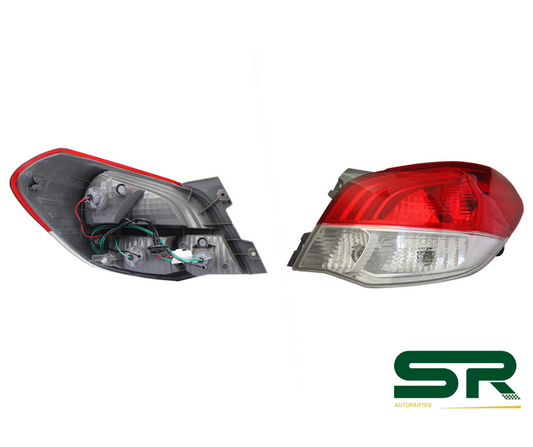CALAVERA DER C/ARNES (MT MIRAGE G4 19-20) (ROJO/BLANCO DODGE ATTITUDE 15-24 DIFORZA