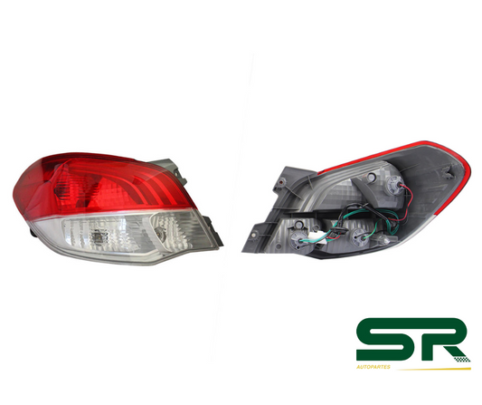CALAVERA IZQ C/ARNES (MT MIRAGE G4 19-20) (ROJO/BLANCO) DODGE ATTITUDE 15-24 DIFORZA